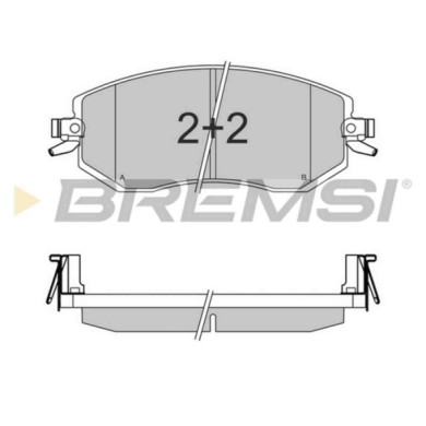 BP3570.JPG Kit Pastiglie Freno Anteriore Subaru Brz Bp3570 26296-aj02a S.f. Sumitomo Bremsi