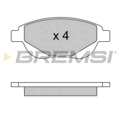 BP3580.JPG Kit Pastiglie Freno Posteriore Citro-n C4 Coupú C4 I C4 I Tre Volumi C3 Ii Peugeot 1007 207 Cc Bp3580 16 111 407 80-o