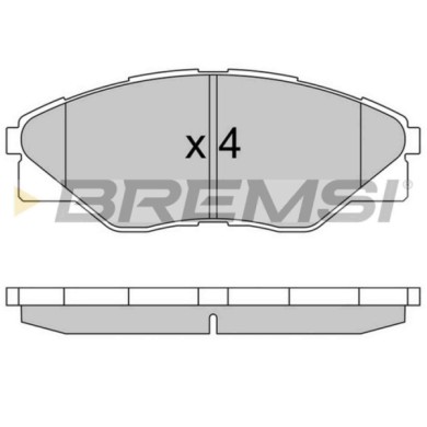 BP3586.JPG Kit Pastiglie Freno Anteriore Toyota Hilux Vii Pick-up Bp3586 04465-0k290 S.f. Sumitomo Bremsi