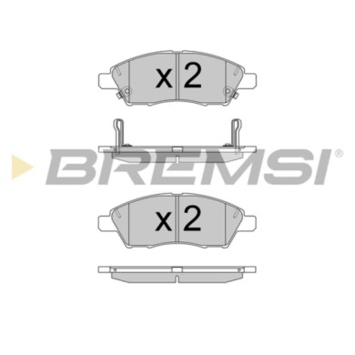 BP3589.JPG Kit Pastiglie Freno Anteriore Nissan Micra Iv Tiida 2 Volumi/coda Spiovente Tiida Tre Volumi Note Bp3589 41060-ed525-