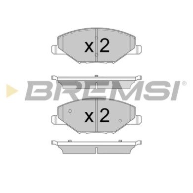 BP3591.JPG Kit Pastiglie Freno Anteriore Skoda Fabia Ii Combi (545) Bp3591 6ru 698 151 Freno A Disco S.f. Trw Bremsi