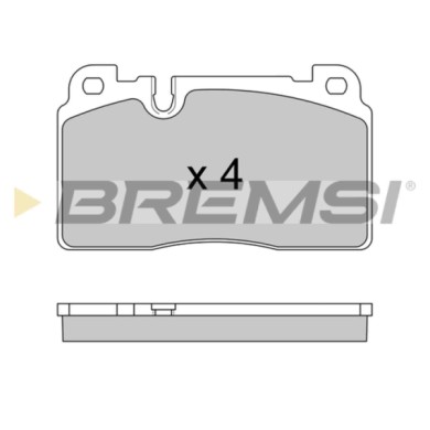 BP3592.JPG Kit Pastiglie Freno Anteriore Audi Q5 A6 A6 Avant A7 Sportback A8 Bmw 3 Porsche Macan Bp3592 8r0 698 151 Aa Freno A D