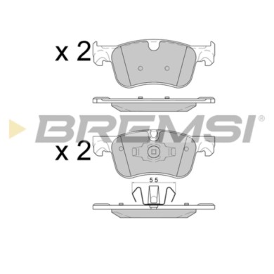 BP3597.JPG Kit Pastiglie Freno Anteriore Citroen C4 Grand Picasso Ii (da De) Bp3597 16 098 983 80 Freno A Disco S.f. Ate - Teves