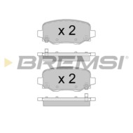 BP3604.JPG Kit Pastiglie Freno Posteriore Fiat 500x Jeep Cherokee Renegade Suv Bp3604 7 736 714 5 Freno A Disco S.f. Trw Bremsi