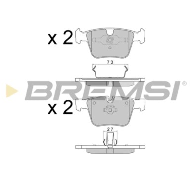 BP3610.JPG Kit Pastiglie Freno Posteriore Mercedes-benz Classe M Classe R Classe S Classe S Coupú Bp3610 54208220 S.f. Sumitomo 