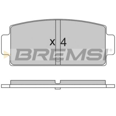 BP3620.JPG Kit Pastiglie Freno Posteriore Ligier Js Rc Js50 Microcar M.go Bp3620 1008465 Microcar Bremsi