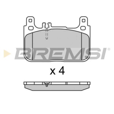BP3628.JPG Kit Pastiglie Freno Posteriore Mercedes-benz Classe S Classe S Coupú Bp3628 006 420 96 20 Freno A Disco S.f. Brembo B