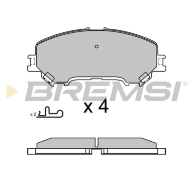 BP3629.JPG Kit Pastiglie Freno Anteriore Nissan Qashqai Ii Fuoristrada Chiuso X-trail Renault Kadjar Koleos Ii Bp3629 D1060-4ba0