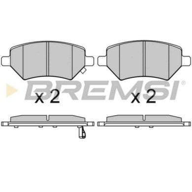 BP3656.JPG Kit Pastiglie Freno Anteriore Chery Tiggo Bp3656 A216gn3501080ba Freno A Disco Bremsi