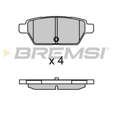 BP3683.JPG Kit Pastiglie Freno Posteriore Mazda 6 Tre Volumi 6 Hatchback 6 Station Wagon Bp3683 Gpya-26-43zc S.f. Akebono Bremsi