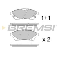 BP3694.JPG Kit Pastiglie Freno Anteriore Cadillac Srx Bp3694 2088 7798 Con Contatto Segnalazione Usura S.f. Mando Bremsi