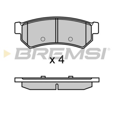 BP3695.JPG Kit Pastiglie Freno Posteriore Chevrolet Lacetti (j200) Bp3695 9680 0089 S.f. Sumitomo Bremsi