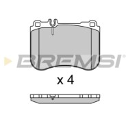 BP3696.JPG Kit Pastiglie Freno Anteriore Mercedes-benz Classe S Classe S Coupú Bp3696 006 420 93 20 S.f. Brembo Bremsi