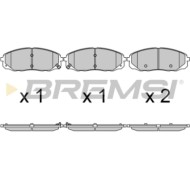 BP3703.JPG Kit Pastiglie Freno Anteriore Kia Carnival/grand Carnival Iii Bp3703 58101-a9a00 Con Contatto Segnalazione Usura S.f.