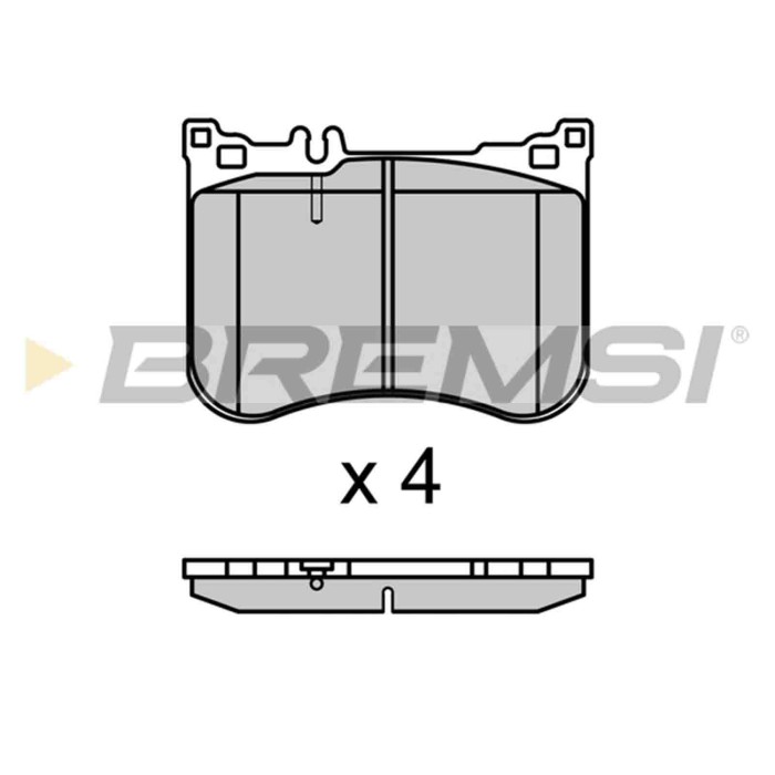 BP3712.JPG Kit Pastiglie Freno Anteriore Mercedes-benz Classe S (w222 V222 X222) Bp3712 000 420 44 04 S.f. Brembo Bremsi