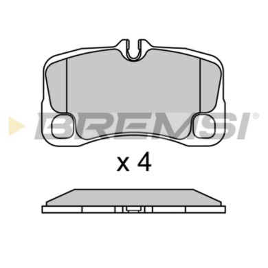 BP3727.JPG Kit Pastiglie Freno Posteriore Lexus Lx Toyota Land Cruiser 100 Bp3727 04466-60030 S.f. Akebono Bremsi