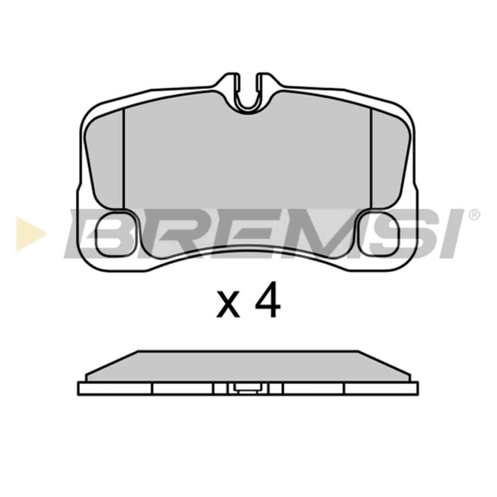 BP3727.JPG Kit Pastiglie Freno Posteriore Lexus Lx Toyota Land Cruiser 100 Bp3727 04466-60030 S.f. Akebono Bremsi