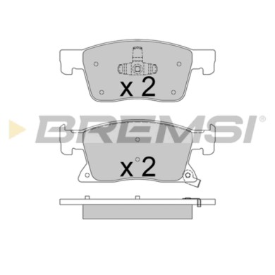 BP3738.JPG Kit Pastiglie Freno Anteriore Opel Astra K Sports Tourer Astra K Bp3738 01 347 830 1 Con Contatto Segnalazione Usura 