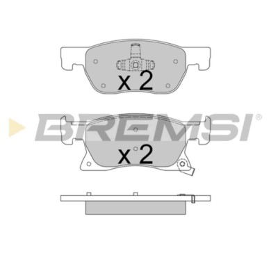 BP3739.JPG Kit Pastiglie Freno Anteriore Opel Astra K Sports Tourer Astra K Bp3739 01 347 830 0 Con Contatto Segnalazione Usura 