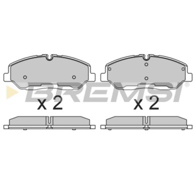 BP3744.JPG Kit Pastiglie Freno Anteriore Hyundai H350 Autobus H350 Furgonato H350 Pianale Piatto/telaio Bp3744 58101-59a10 Freno