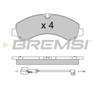 BP3747.JPG Kit Pastiglie Freno Anteriore Mitsubishi Canter (fb7 Fb8 Fe7 Fe8) Vii Bp3747 Mk530890 Con Contatto Segnalazione Usura