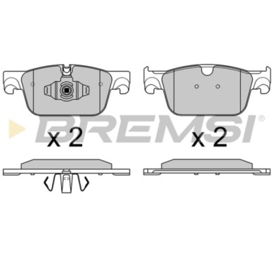 BP3749.JPG Kit Pastiglie Freno Anteriore Volvo V90 Ii Station Wagon S90 Ii S60 Iii V60 Ii Xc60 Ii Bp3749 3 142 365 1 Freno A Dis