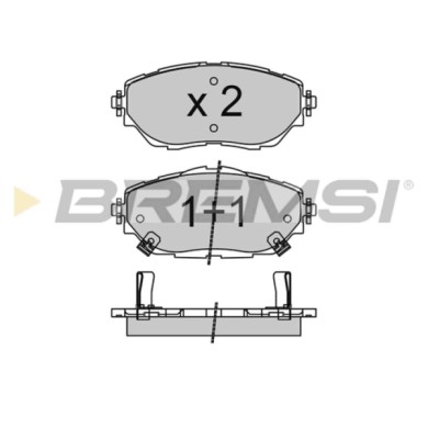 BP3755.JPG Kit Pastiglie Freno Anteriore Toyota C-hr Corolla 2 Volumi/coda Spiovente Corolla Station Wagon Bp3755 04465-f4010 Br