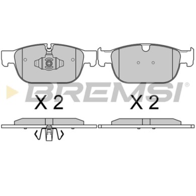 BP3756.JPG Kit Pastiglie Freno Anteriore Volvo V90 Ii Station Wagon S90 Ii Xc40 Xc90 Ii S60 Iii V60 Ii Xc60 Ii Bp3756 3 144 597 