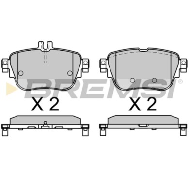 BP3758.JPG Kit Pastiglie Freno Posteriore Mercedes-benz Classe E (w213) Bp3758 000 420 60 00 Predisposto Per Contatto Segnalazio