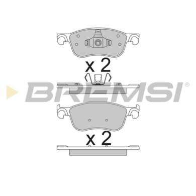 BP3791.JPG Kit Pastiglie Freno Anteriore Ford Fiesta Vii Bp3791 2 095 060 S.f. Ate - Teves Bremsi