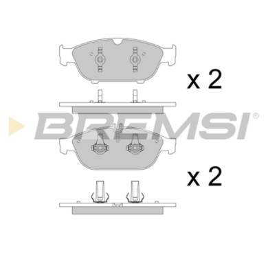 BP3795.JPG Kit Pastiglie Freno Anteriore Mercedes-benz Classe E Cabriolet Classe E Coupú Bp3795 006 420 64 20 S.f. Ate - Teves B