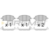 BP3807.JPG Kit Pastiglie Freno Anteriore Honda Cr-v V Bp3807 45022-tla-a01 Con Contatto Segnalazione Usura S.f. Advics Bremsi