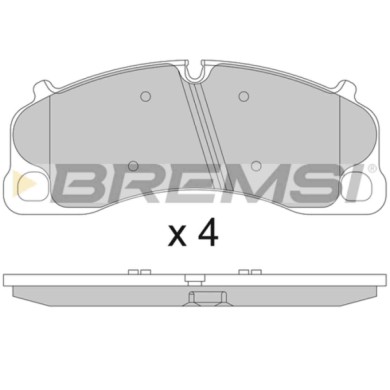BP3810.JPG Kit Pastiglie Freno Anteriore Porsche 911 911 Cabriolet 911 Targa Bp3810 99135194701 Predisposto Per Contatto Segnala
