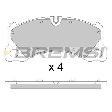 BP3811.JPG Kit Pastiglie Freno Anteriore Porsche Macan Cayenne Coupú Cayenne Panamera Sport Turismo Panamera Bp3811 95b698151ak 