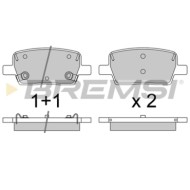 BP3812.JPG Kit Pastiglie Freno Posteriore Cadillac Ct6 Xt5 Chevrolet Camaro Cabriolet Camaro Bp3812 2334 1199 S.f. Ferodo Bremsi