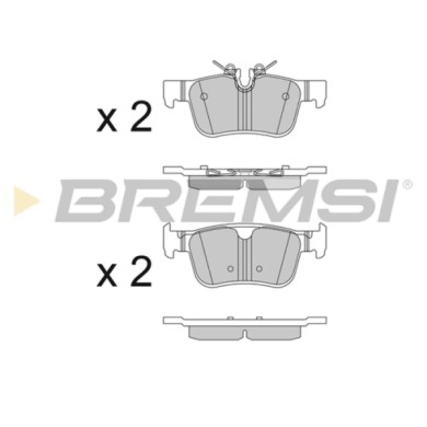 BP3819.JPG Kit Pastiglie Freno Posteriore Volvo V90 Ii Station Wagon S90 Ii S60 Iii V60 Ii Xc60 Ii Bp3819 3 142 365 3 S.f. Ate -