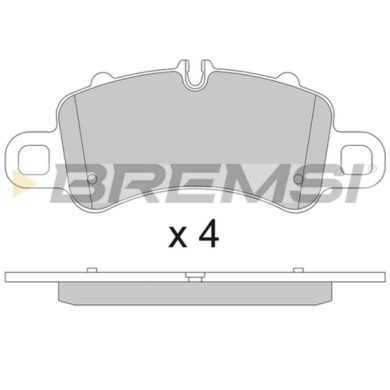BP3820.JPG Kit Pastiglie Freno Anteriore Porsche 718 Boxster 718 Cayman 911 911 Cabriolet 911 Targa Bp3820 9p1698151 S.f. Brembo