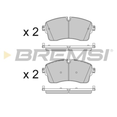 BP3825.JPG Kit Pastiglie Freno Anteriore Jaguar E-pace (x540) Bp3825 Jde 39759 S.f. Trw Bremsi
