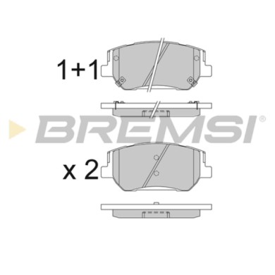 BP3830.JPG Kit Pastiglie Freno Anteriore Hyundai I30 I30 Fastback Kia Optima Sportswagon Optima Bp3830 58101-g8a30 S.f. Galfer B