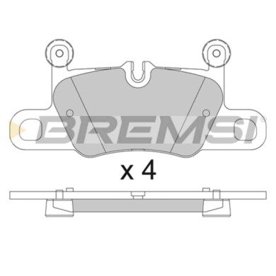 BP3832.JPG Kit Pastiglie Freno Posteriore Porsche 911 911 Cabriolet 911 Targa Bp3832 99135294902 S.f. Brembo Bremsi