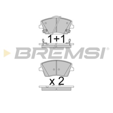 BP3834.JPG Kit Pastiglie Freno Anteriore Volvo Xc40 Bp3834 3 147 140 7 S.f. Sumitomo Bremsi