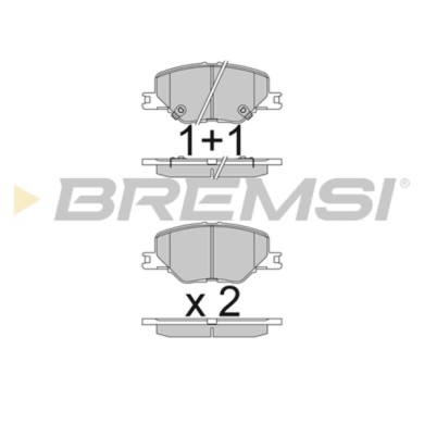 BP3835.JPG Kit Pastiglie Freno Anteriore Opel Insignia B Country Tourer Insignia B Grand Sport Insignia B Sports Tourer Bp3835 8