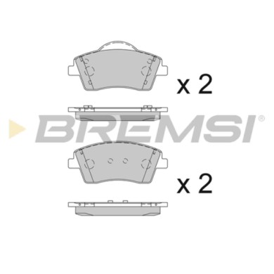 BP3845.JPG Kit Pastiglie Freno Anteriore Volvo Xc40 Bp3845 3 227 693 2 Bremsi