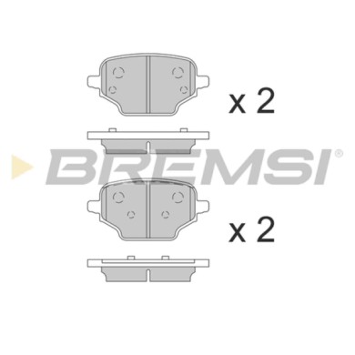 BP3863.JPG Kit Pastiglie Freno Posteriore Citroen Berlingo (er Ec) Bp3863 16 352 549 80 S.f. Trw Bremsi