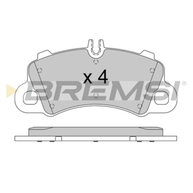BP3866.JPG Kit Pastiglie Freno Anteriore Porsche Cayenne Cayenne Coupú Macan Bp3866 95b 698 151 Aq S.f. Brembo Bremsi