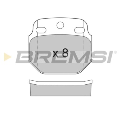 BP7244.JPG Kit Pastiglie Freno Anteriore Setra Series 200 Bp7244 351773 S.f. Knorr Bremsi