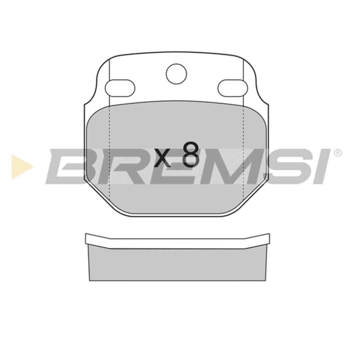 BP7244.JPG Kit Pastiglie Freno Anteriore Setra Series 200 Bp7244 351773 S.f. Knorr Bremsi