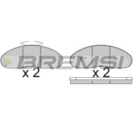 BP7261.JPG Kit Pastiglie Freno Posteriore Jaguar Xjsc Convertible Bp7261 631 420 00 20 S.f. Bendix Bremsi