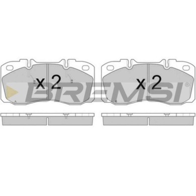 BP7272.JPG Kit Pastiglie Freno Anteriore Iveco Daily Vi Furgonato Bp7272 190 6416 S.f. Lucas Bremsi