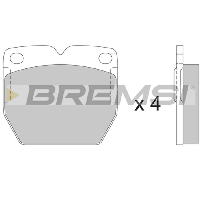 BP7311.JPG Kit Pastiglie Freno Anteriore Chevrolet Generico Bp7311 S.f. Knorr Bremsi